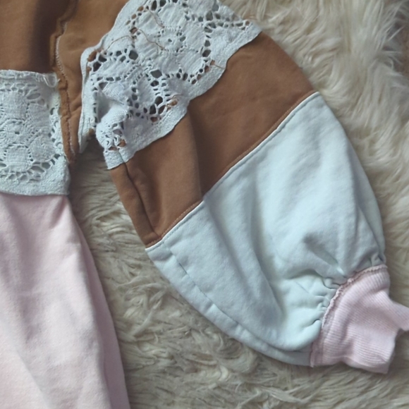 RARE Free People We The Free American Dream Polo in Pink - Picture 5 of 16